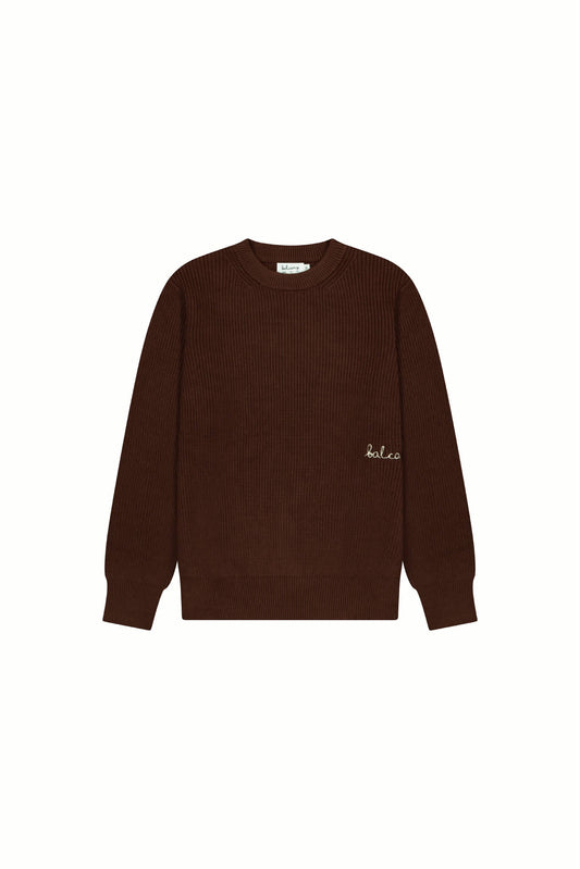 THE MARINER KNIT- BROWN